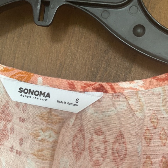 Sonoma print sleeveless top size S - Picture 8 of 13